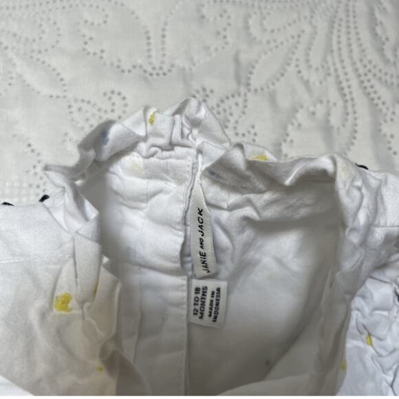 Janie And Jack Swiss Dot Dress Size 18m - Picture 4 of 6